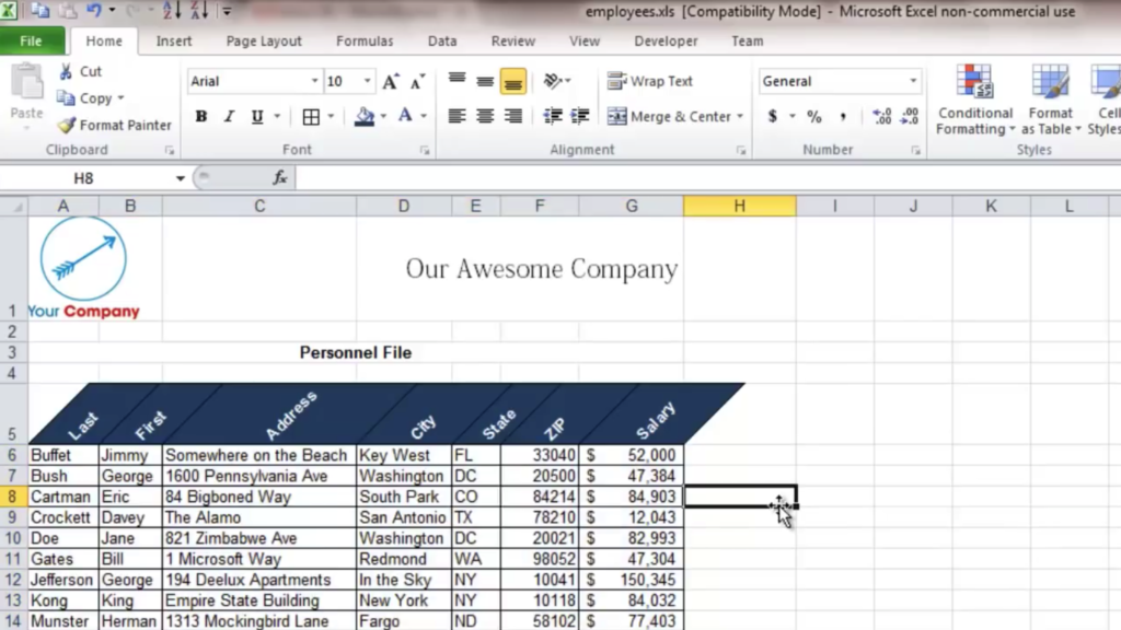 how-to-design-and-format-an-excel-spreadsheet-youtube-riset